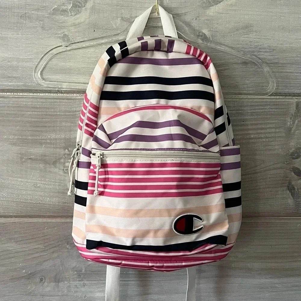 Champion multicolored striped small backpack / Daypack